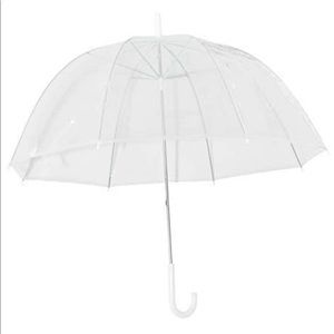 Clear Umbrella; Photography Prop